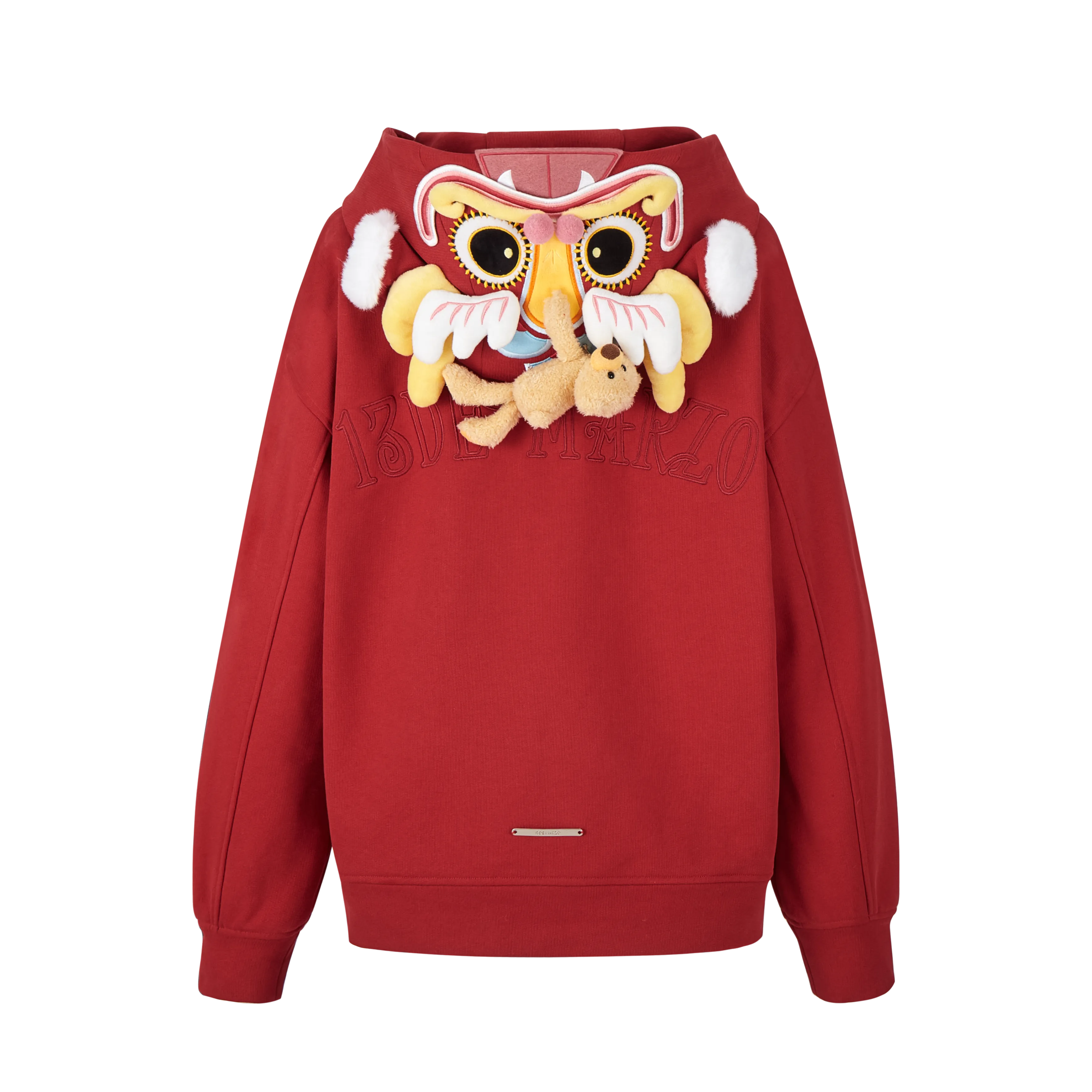 13DE MARZO Bear Dragon Year Hoodie