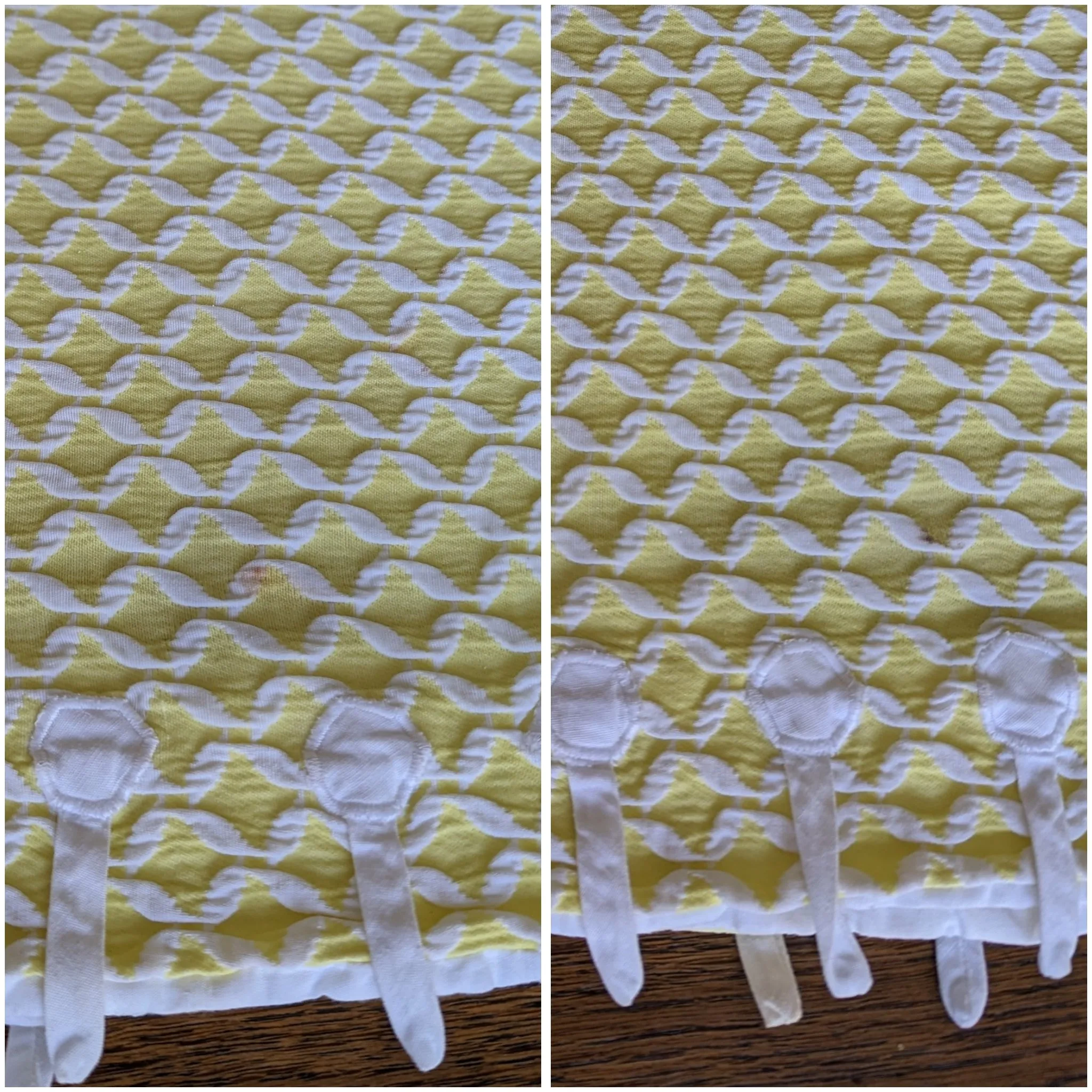 1960s Vintage Harrods Yellow Summer Top