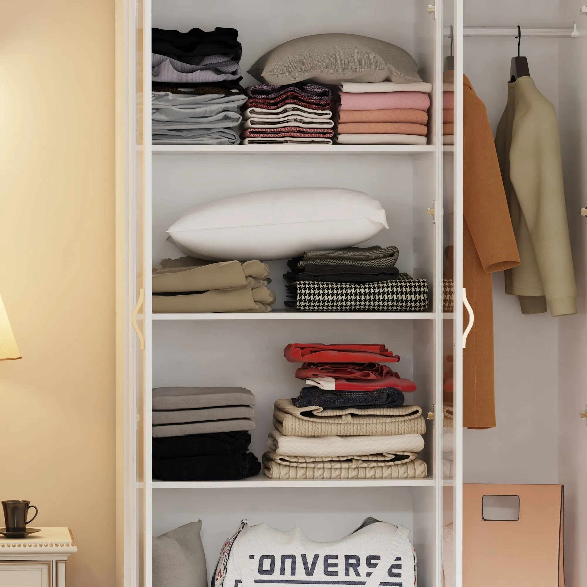 3-Door 3-Drawer Wardrobe With Elgent Design