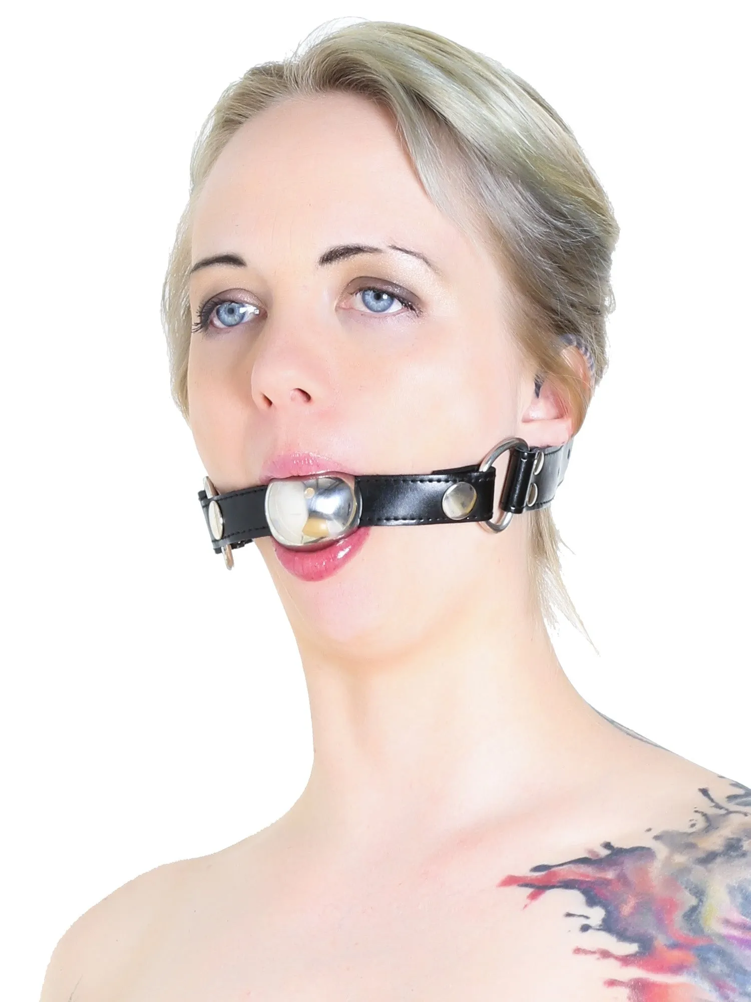 50mm Ball Gag with Leather Strap