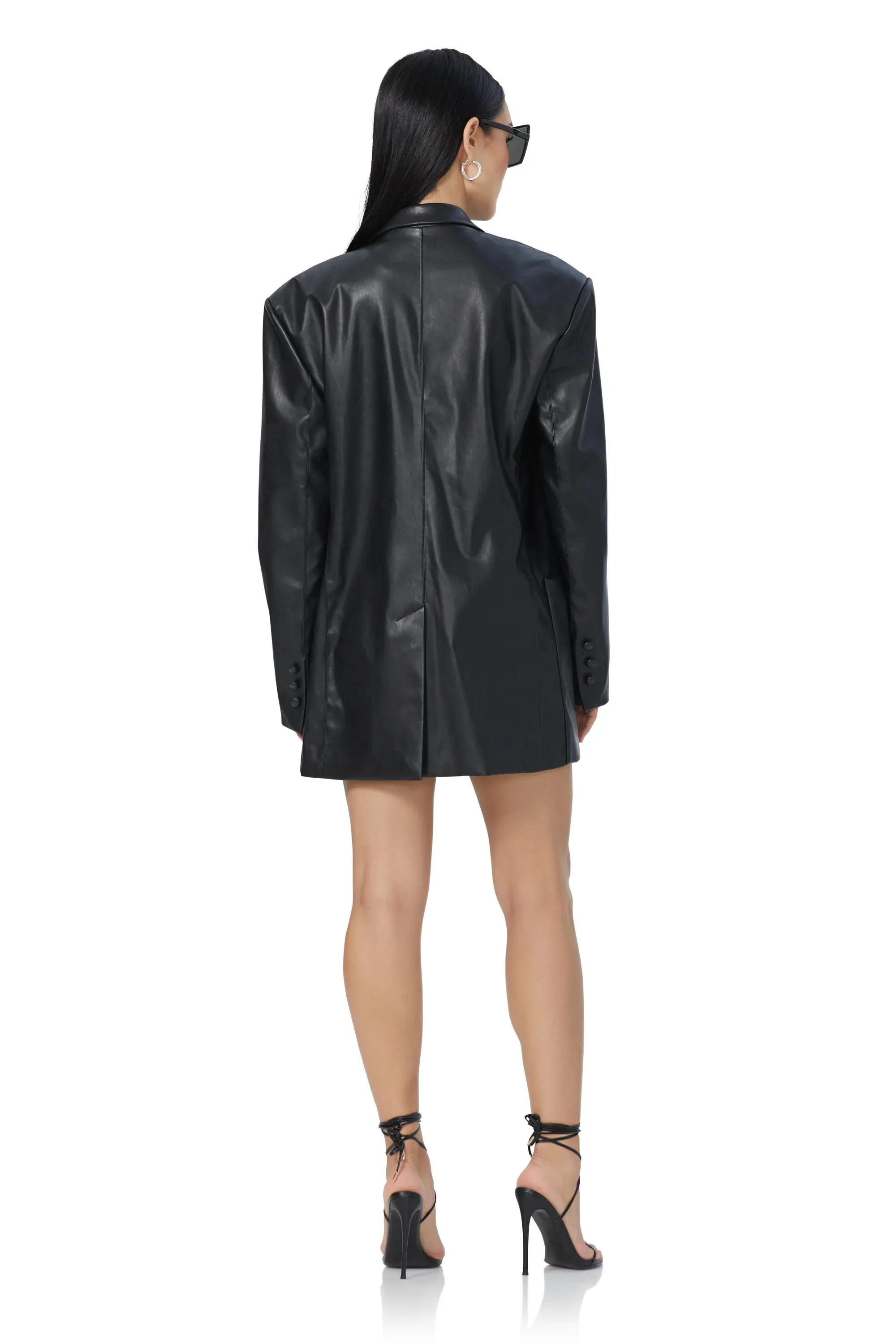 AFRM AGNES OVERSIZED BLAZER- BLACK
