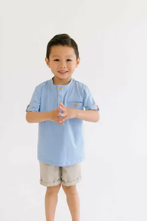 Alex Tee in Baby Blue