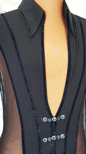 Alfa Fashion Couture Latin Competition Shirt 03
