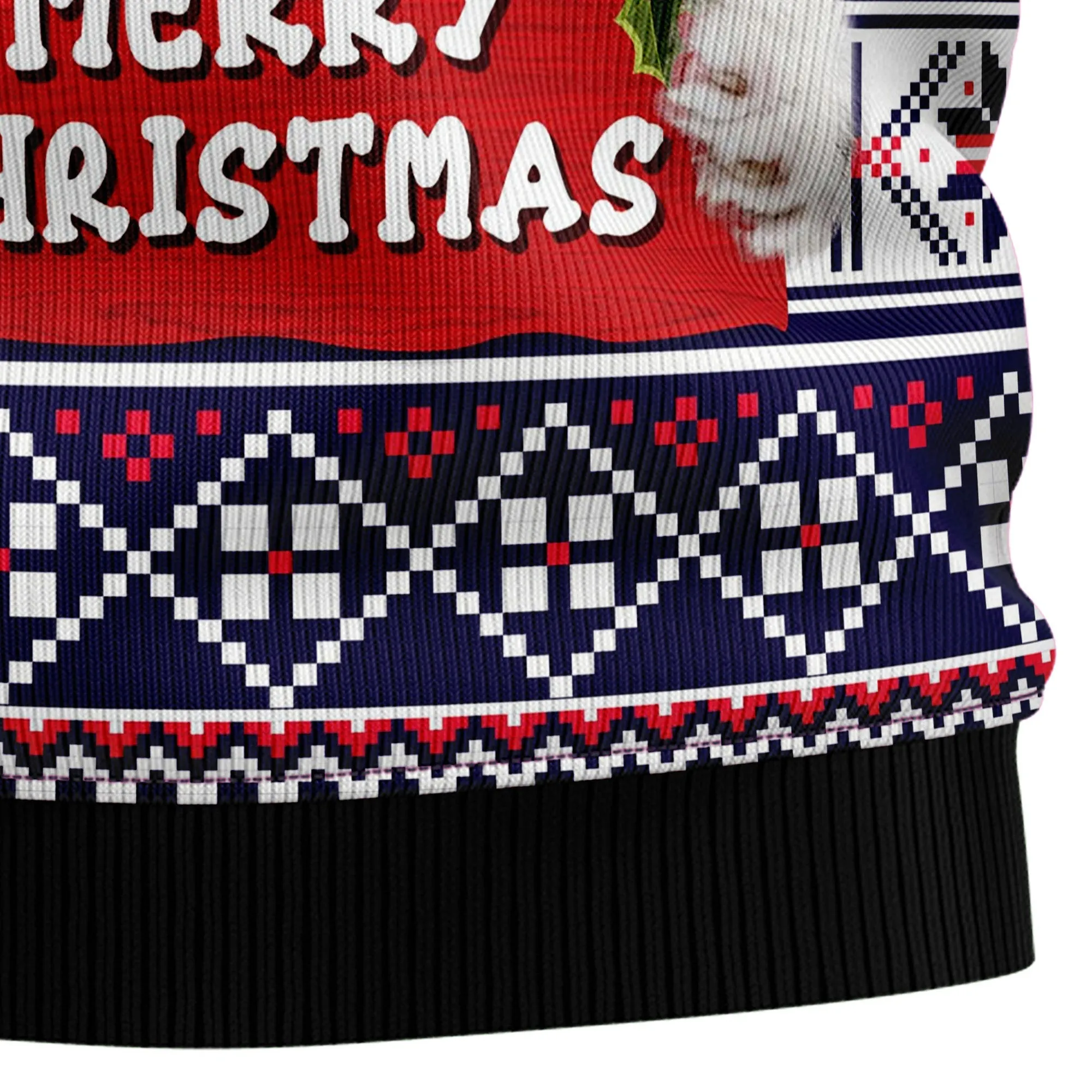All-Over Print Ugly Christmas Sweater JulesRoche - 60% Cotton Blend