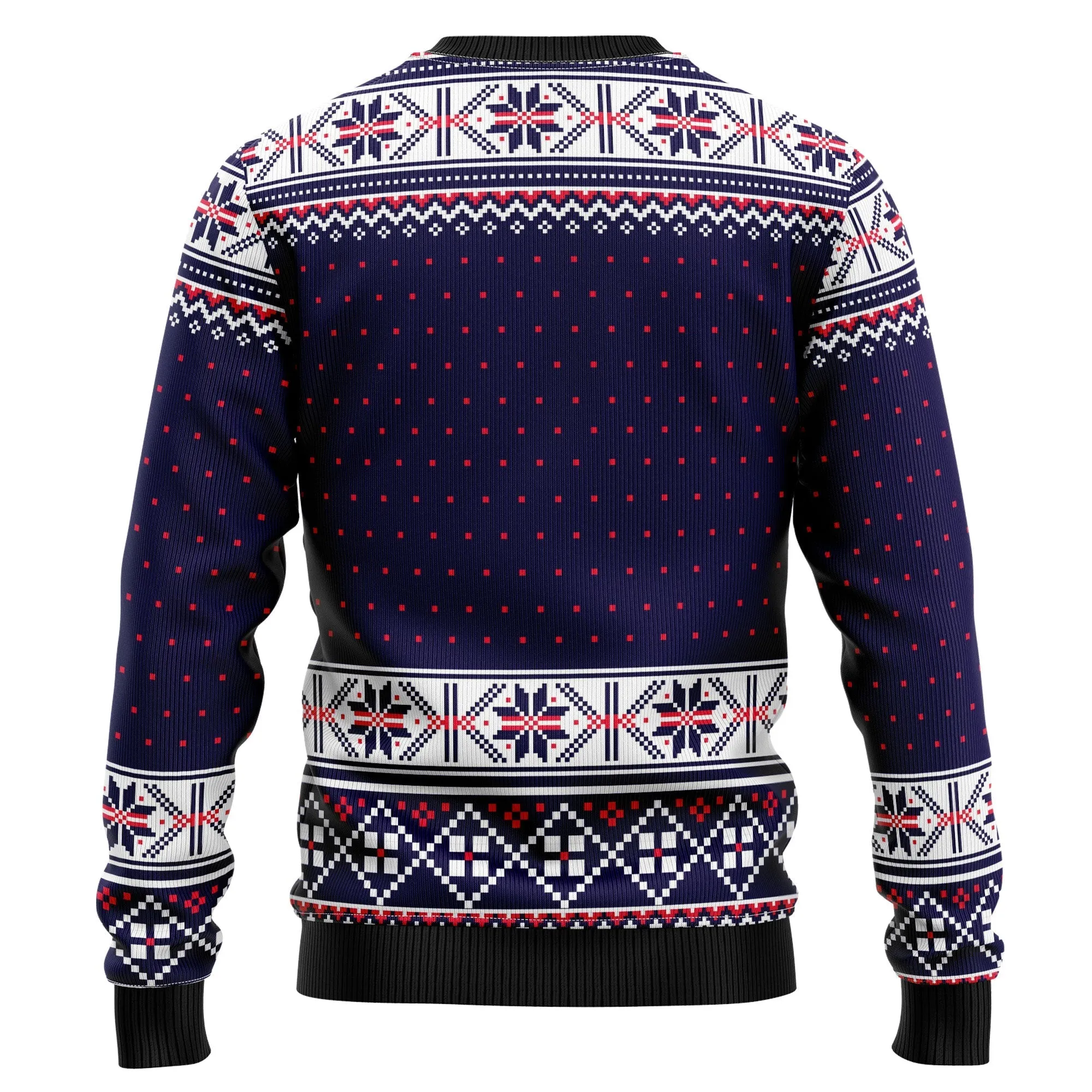 All-Over Print Ugly Christmas Sweater JulesRoche - 60% Cotton Blend