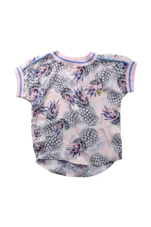 Angel's Face Pineapple Print Short Sleeve Top 2-3T