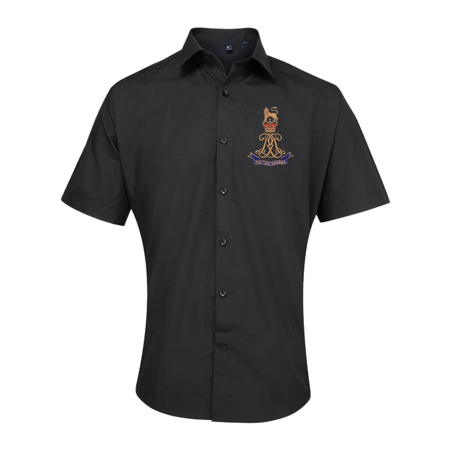 ARMED FORCES ARMY NAVY RAF Embroidered Short Sleeve Oxford Shirt