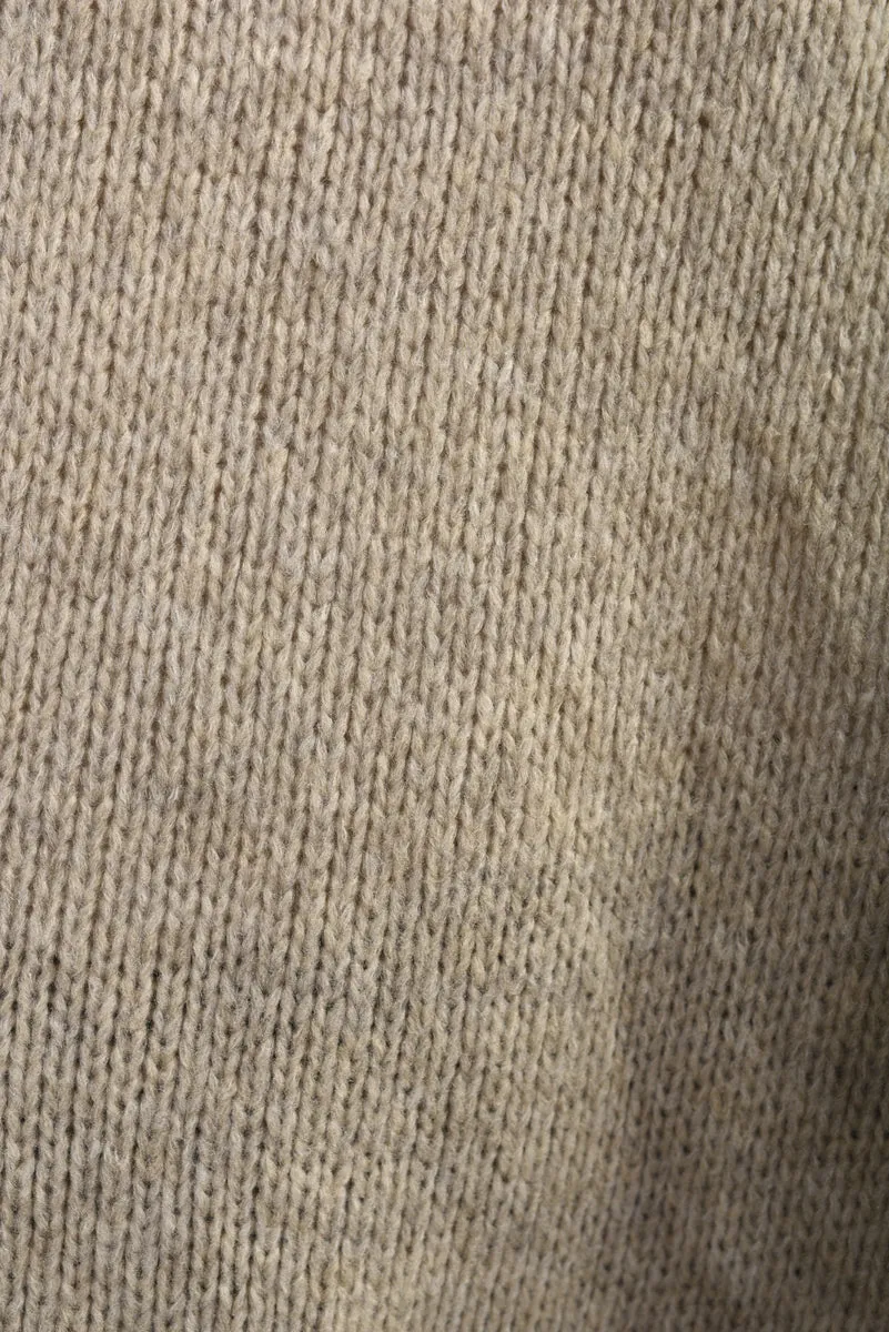 Asymmetric Oversized Knitted Jumper