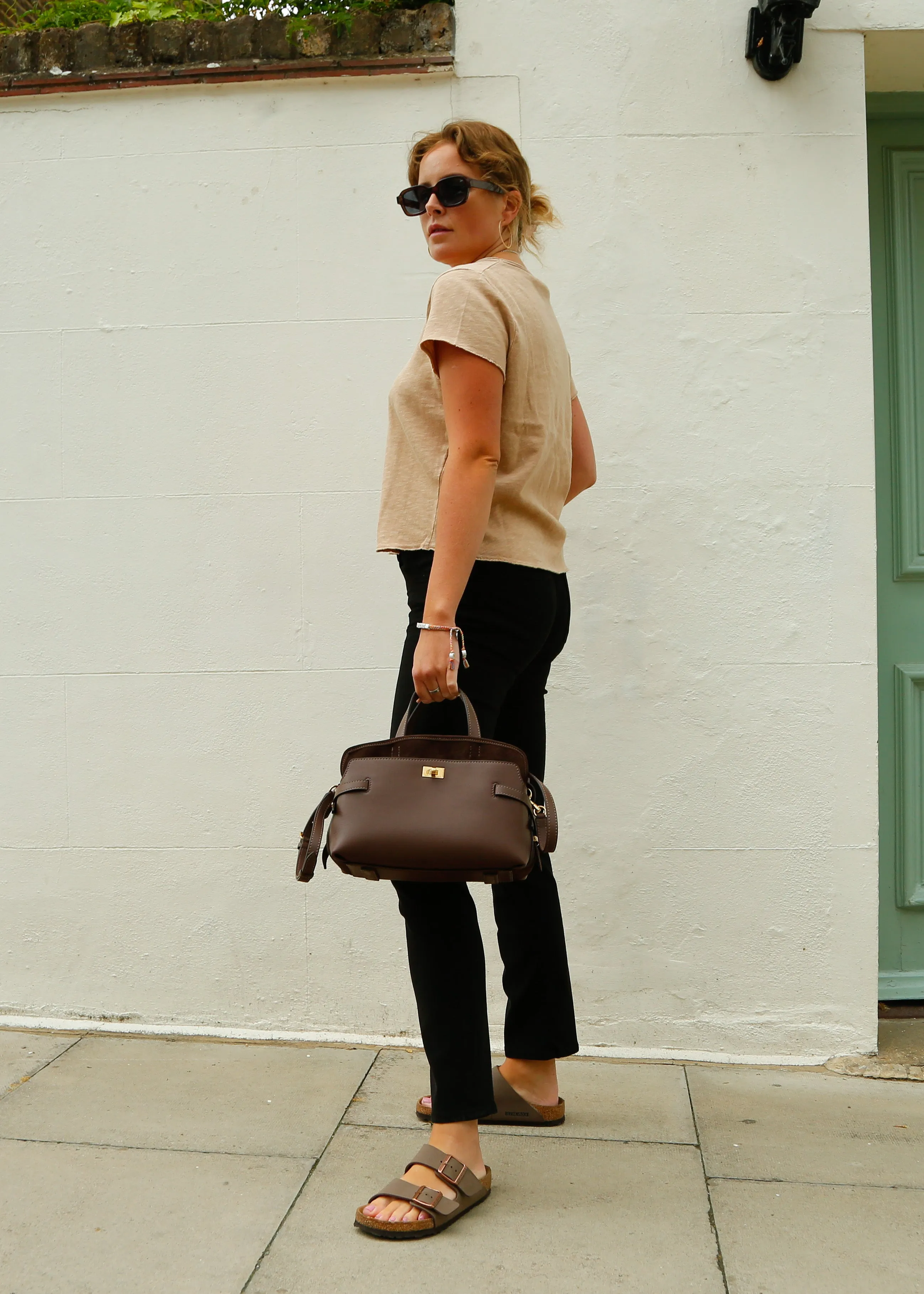 AV Sonoma 02 SS Tee in Macadamia Vintage