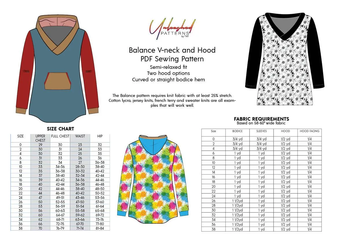 Balance V-Neck and Hooded Shirt
