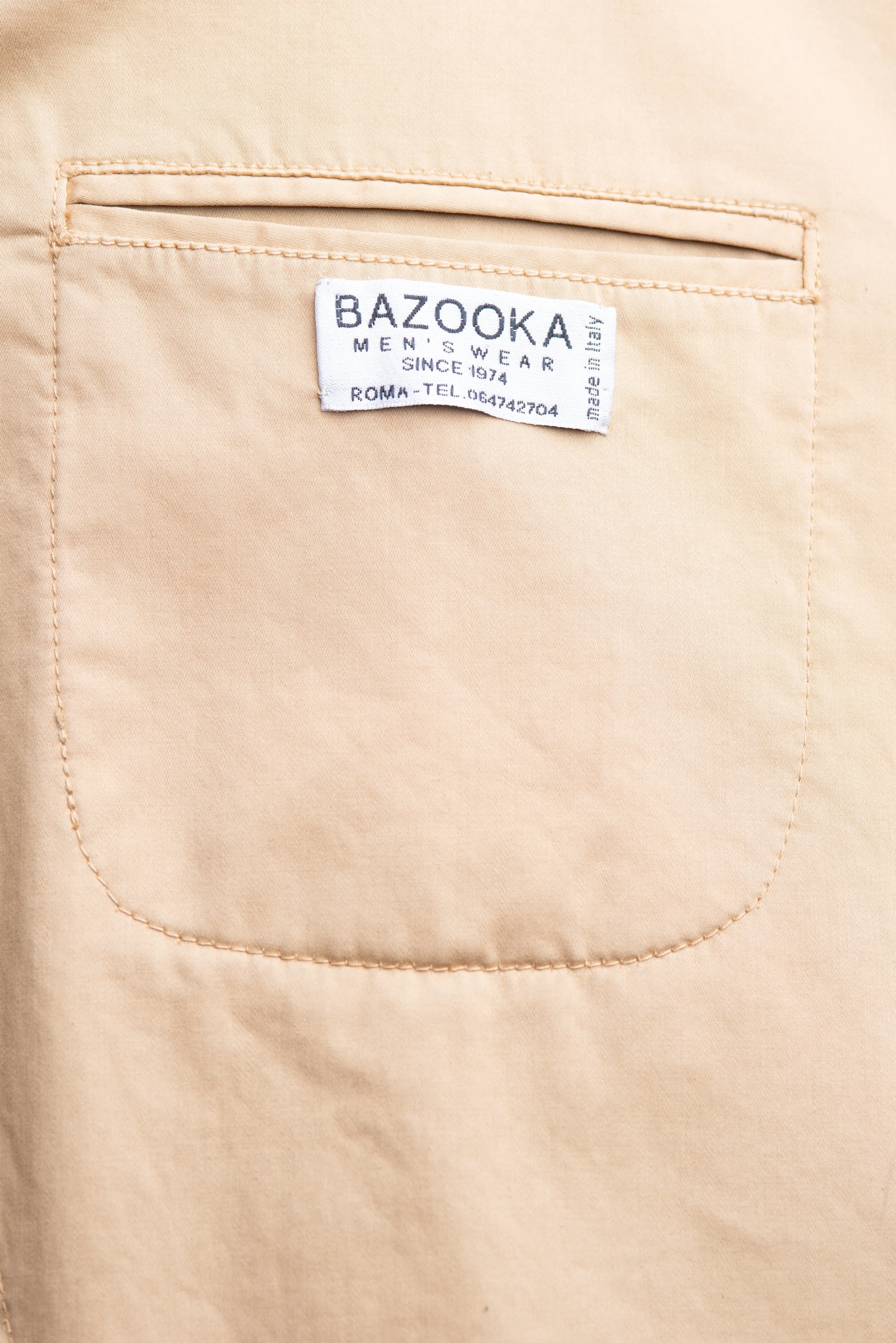 Beige Cotton Blazer