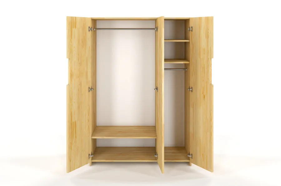 BERGMAN 3 Door Wardrobe - Pine