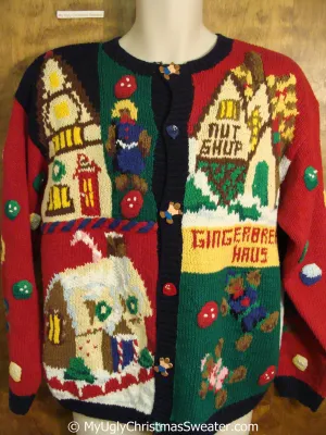 Best of the Best 80s Gingerbread 2sided Christmas Sweater