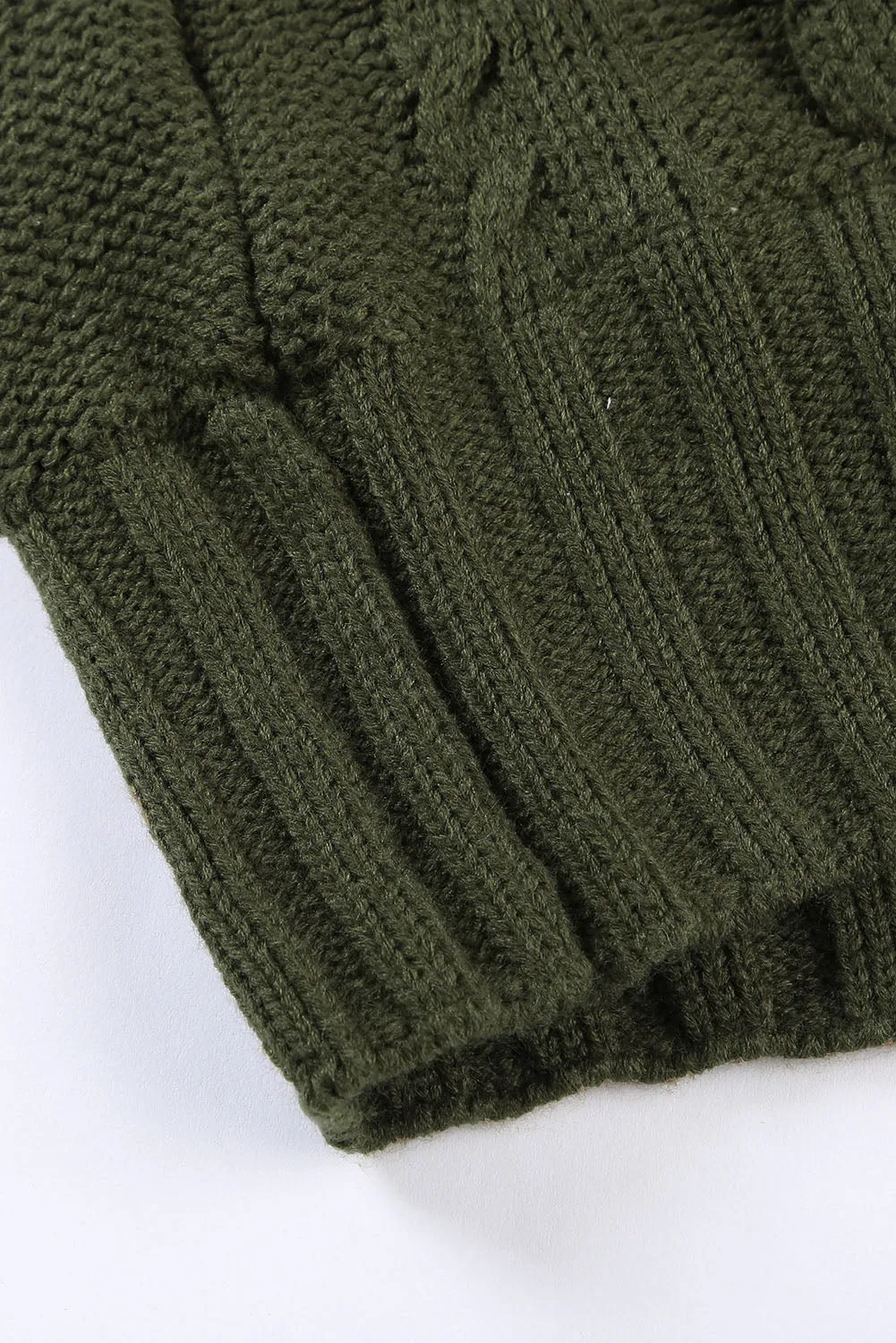 Black Toggle Coat with Sherpa Lining