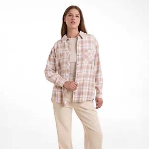 Boyfriend Flannel | White/Sand