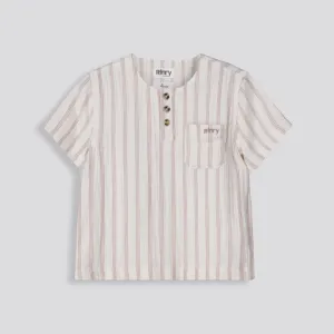 Boys Printed Shirt _ 155274 _ Natural