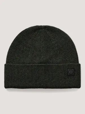 Bruun & Stengade Men Green Solid Beanie Cap