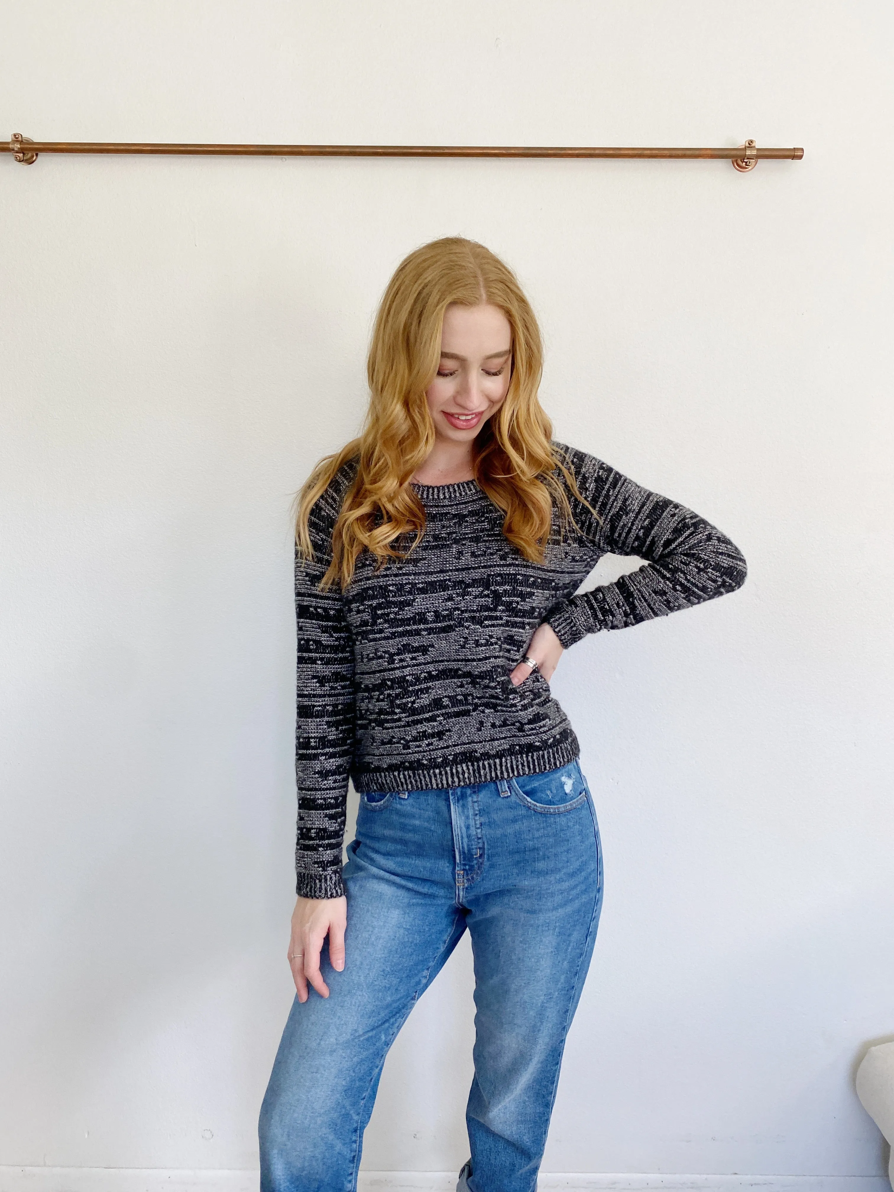 Calvin Klein Lambswool Knit Sweater XS