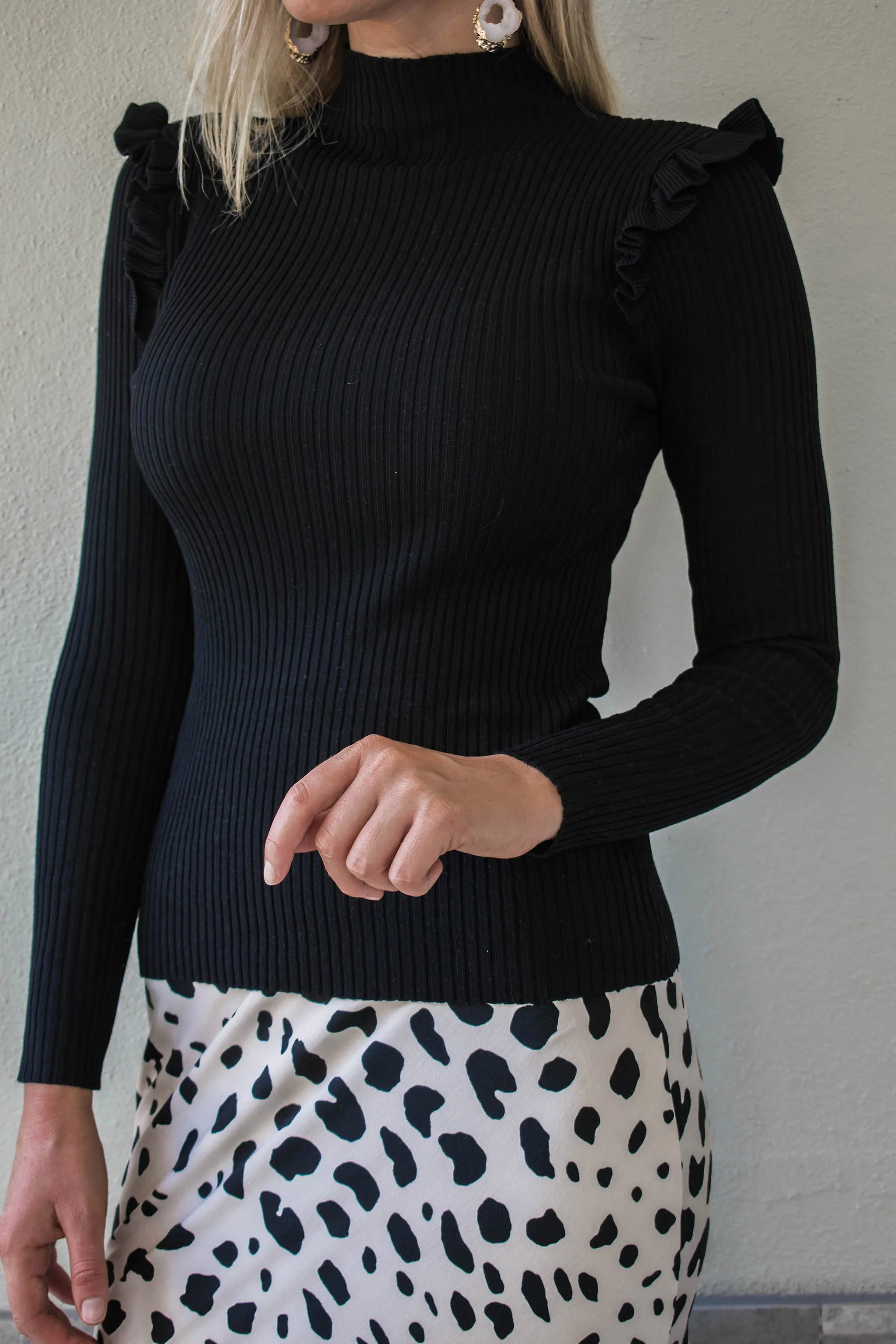 Cantwell Ruffle Sweater