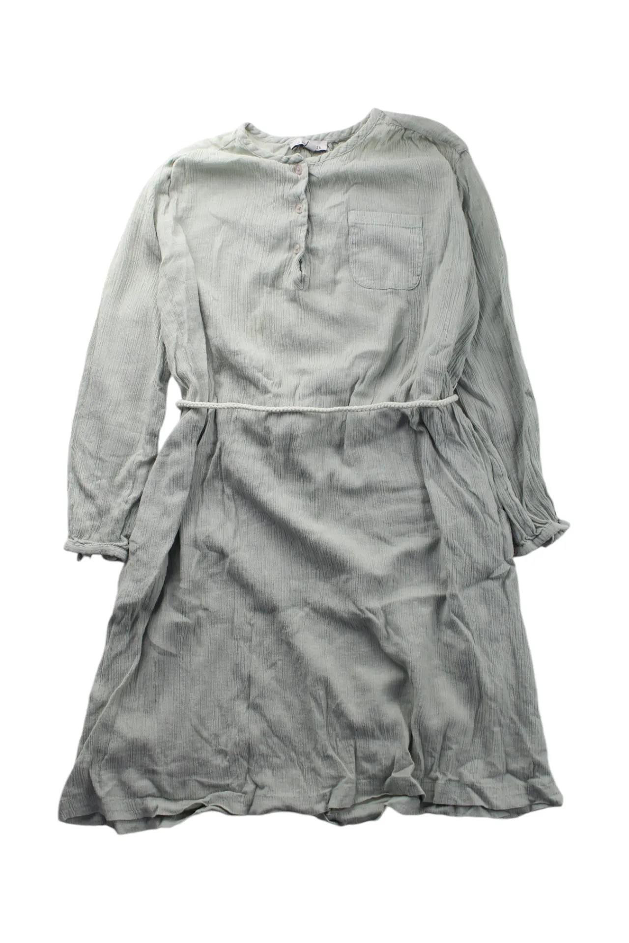 Caramel Long Sleeve Dress 8Y