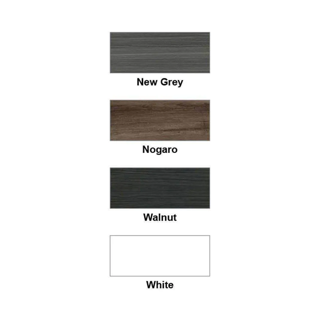 Caroline Modular Wardrobe (White with Frosted Glass)