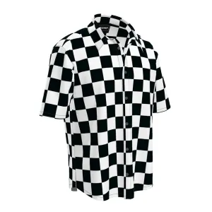 Checkered Mens Short Sleeve Shirt