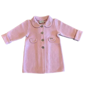 Classic Button Down Coat - Rosa