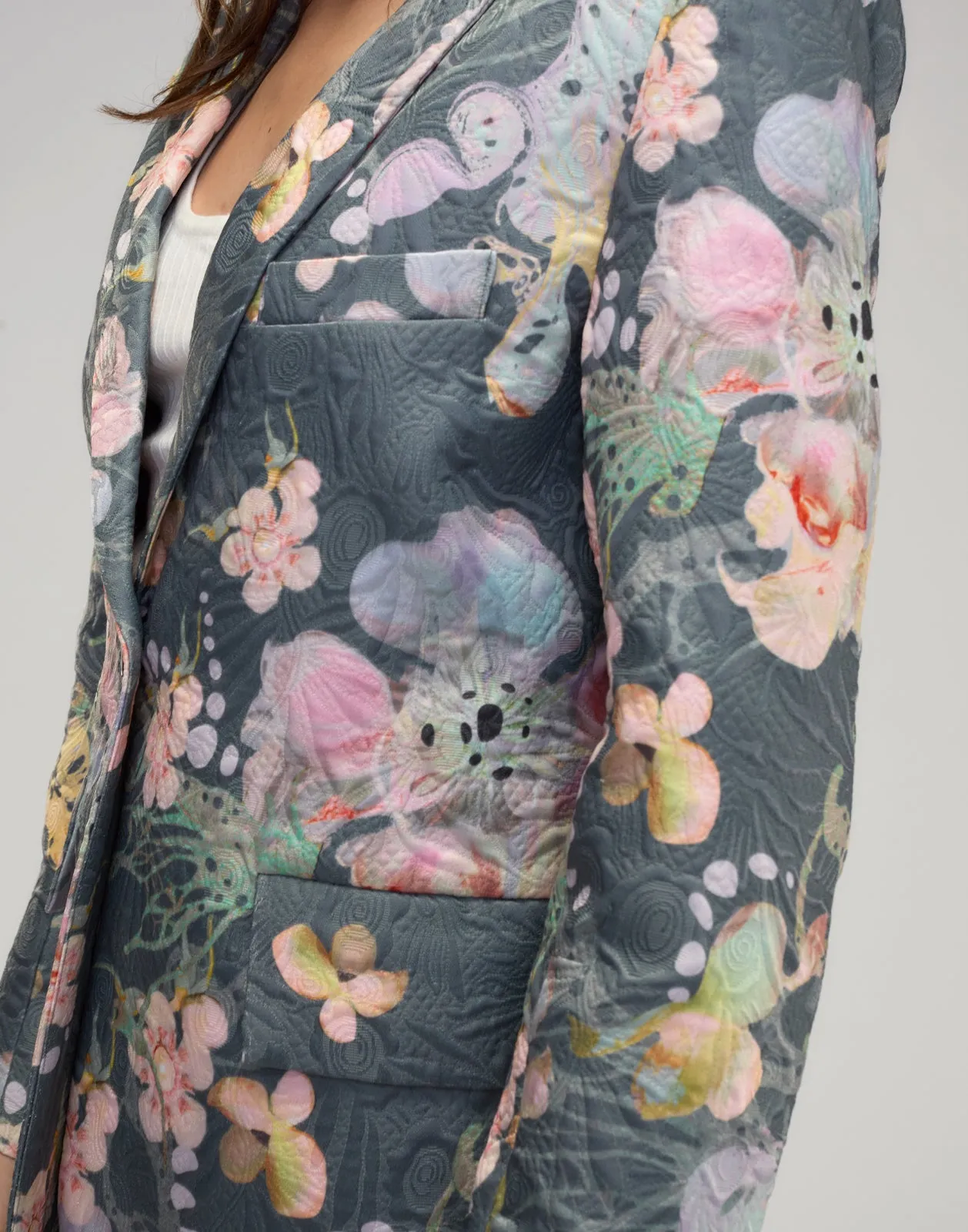 Claude Brocade Blazer