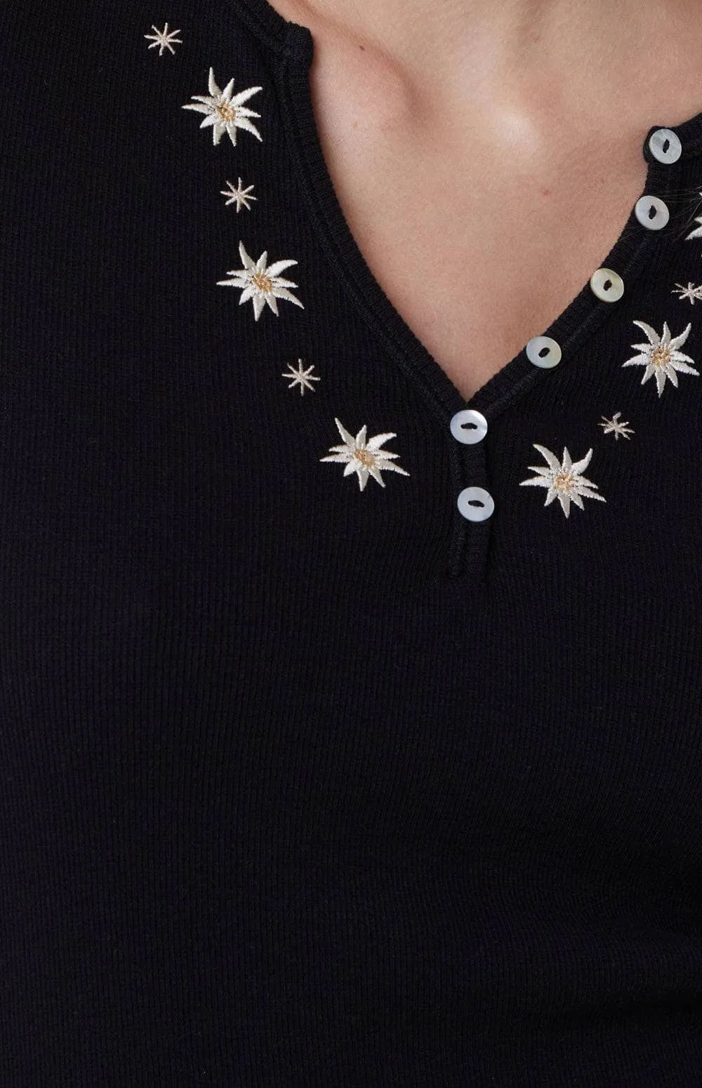 Colleen Henley Shirt | Black