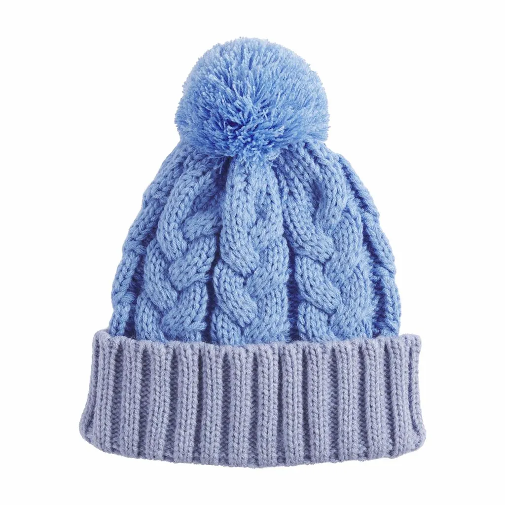 Colorblock Beanie Hat - Womens