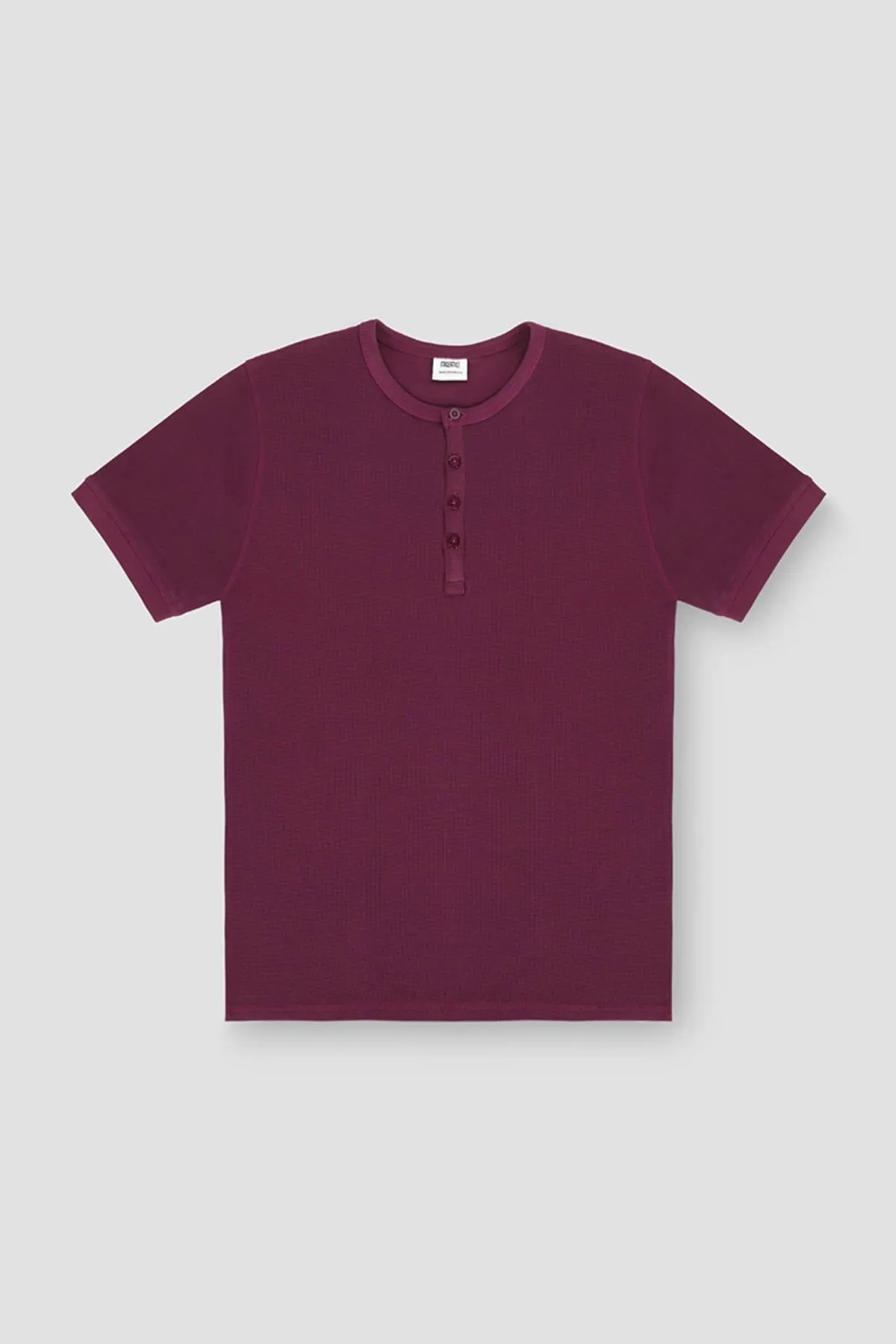 Crew Neck Basic T-Shirt For Men - Purple