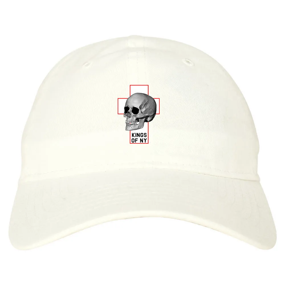Cross And Skull Chest Mens Dad Hat