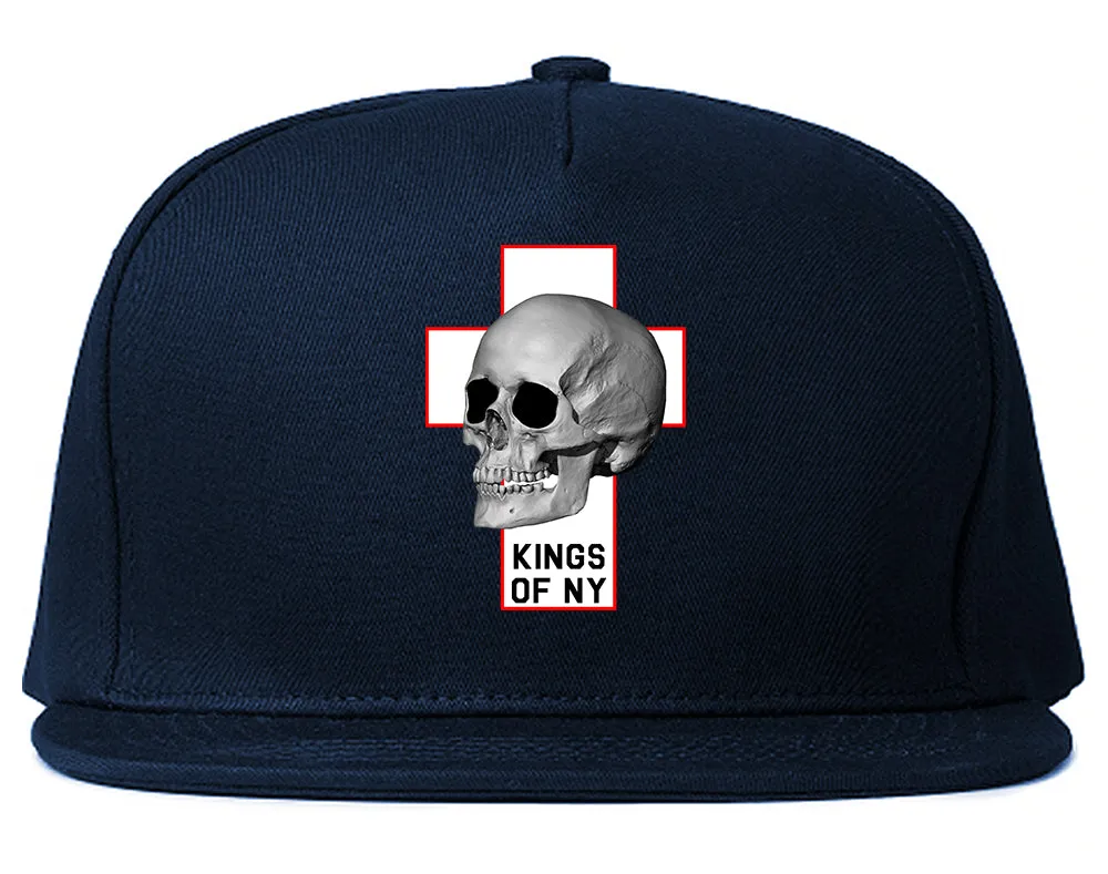 Cross And Skull Chest Mens Snapback Hat