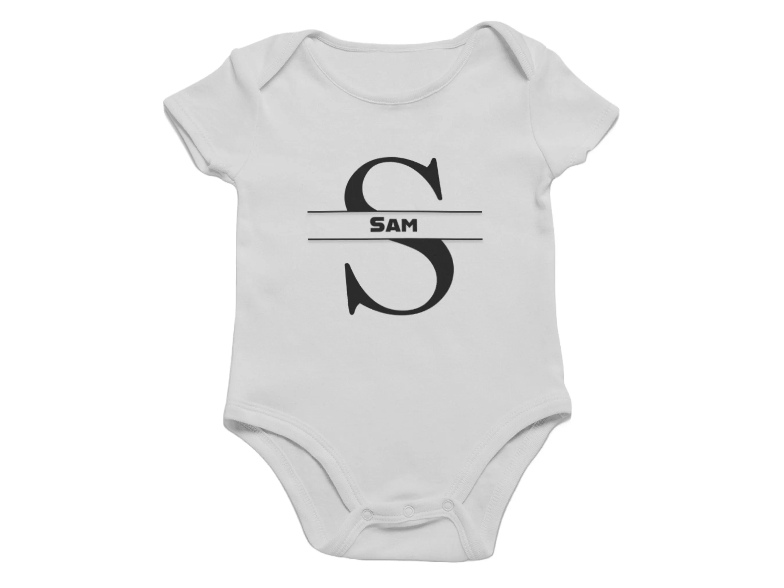 Custom Kids Tshirt Gift For Toddler Girls Custom your Initials S On Shirt Gift