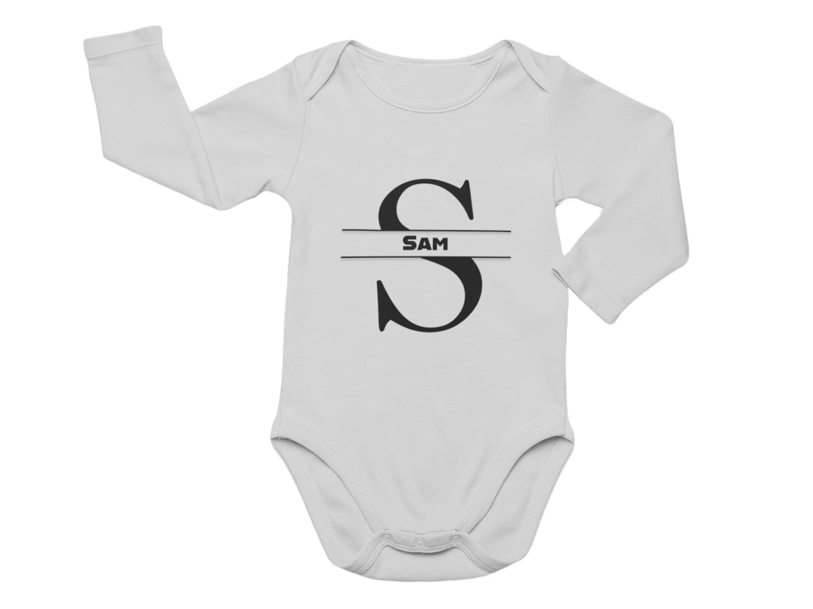 Custom Kids Tshirt Gift For Toddler Girls Custom your Initials S On Shirt Gift