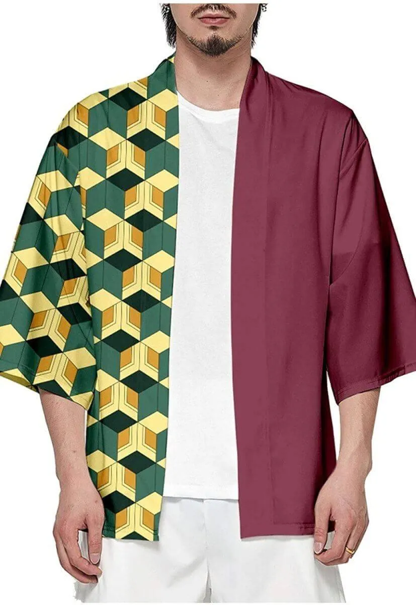 Demon Slayer Hashira Kimono – Premium Japanese Costume Robe Kimono Halloween Costume for Unisex Adult