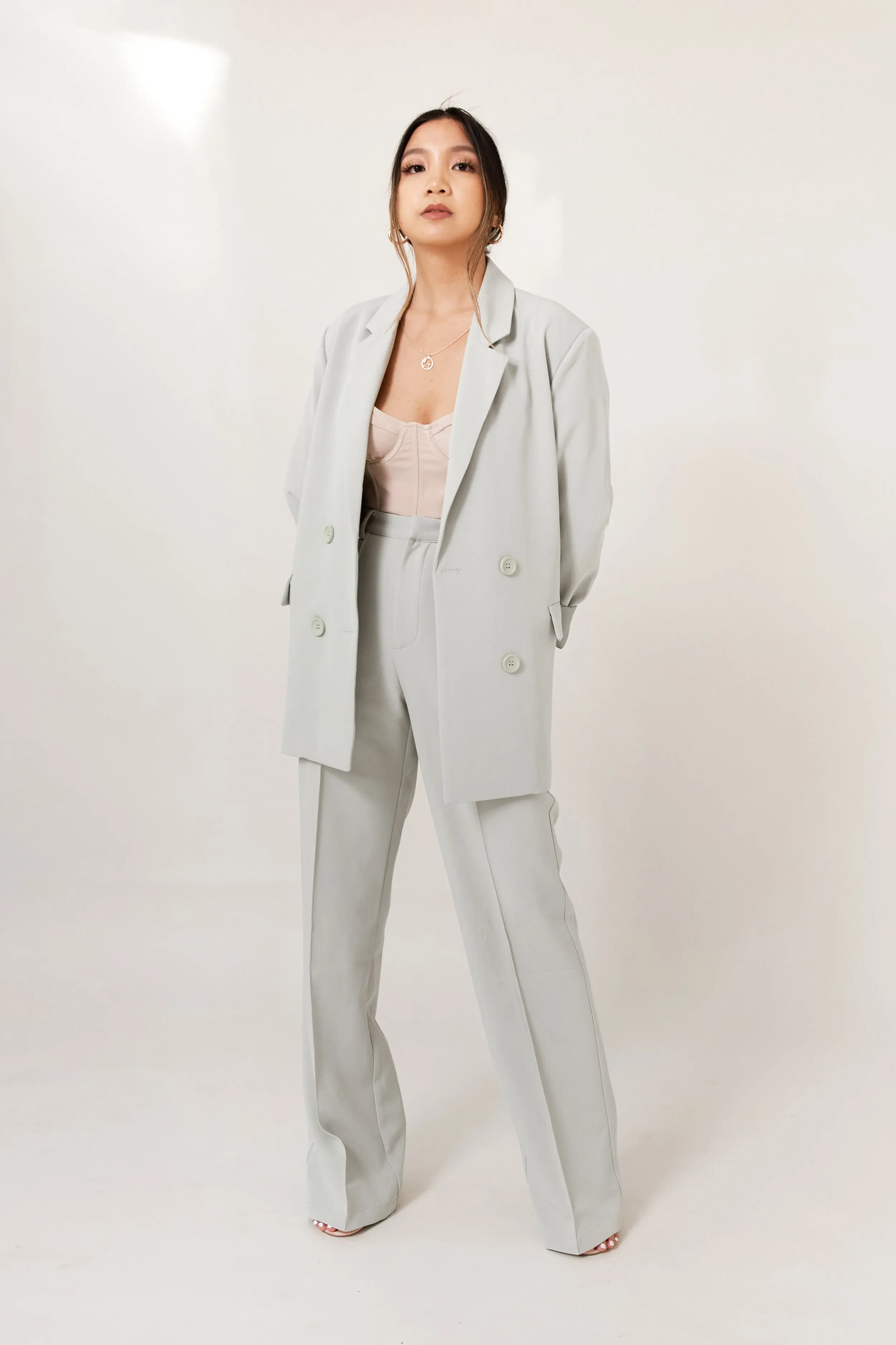 Downtown Blazer - Sage