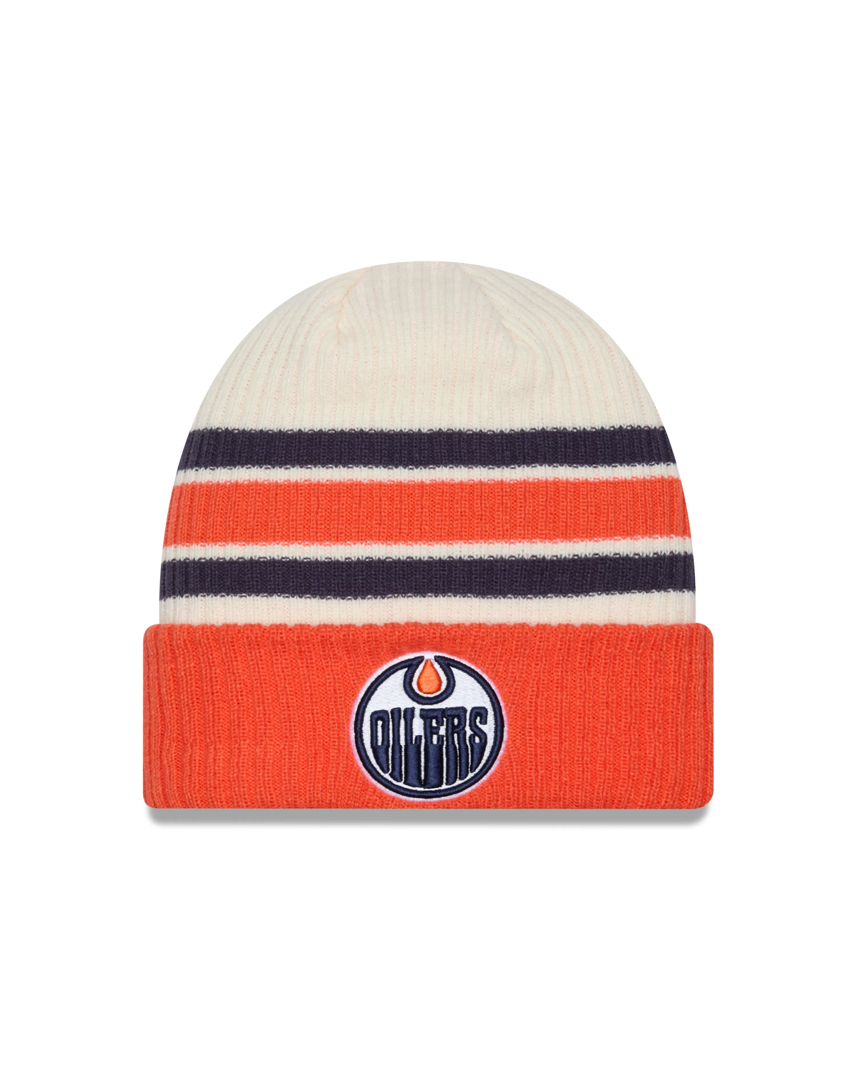 Edmonton Oilers NHL New Era Men's Vintage Beanie Knit Hat