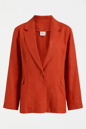 Elk Ilona Linen Blazer Sangria