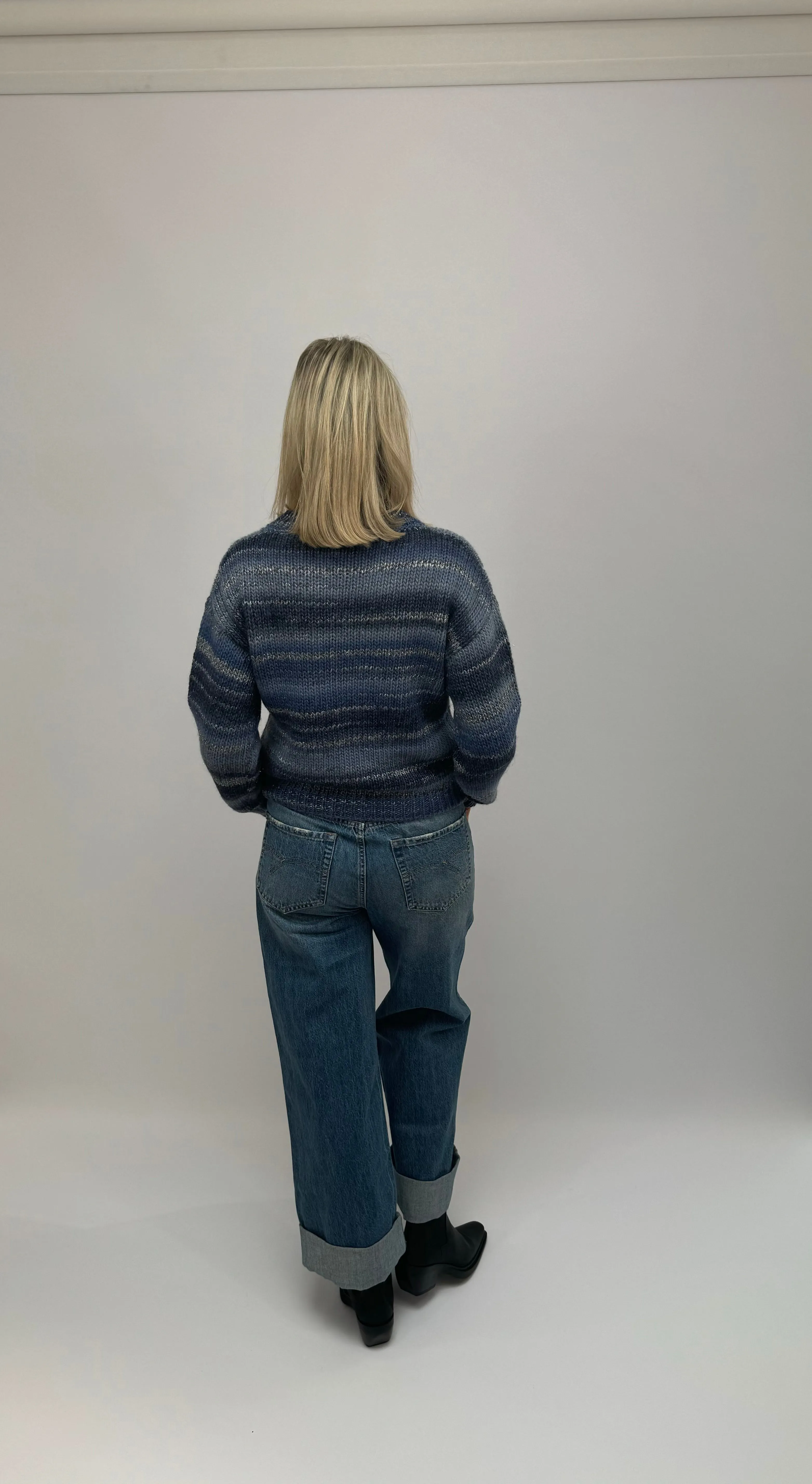 EMME Navy Stripe Sweater
