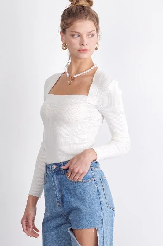 Eve Ribbed Knit Top