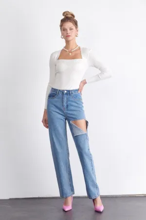 Eve Ribbed Knit Top