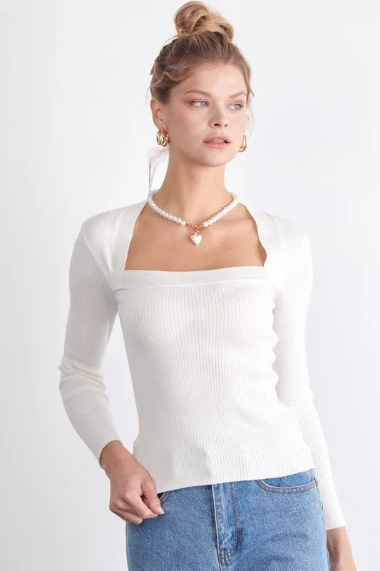 Eve Ribbed Knit Top