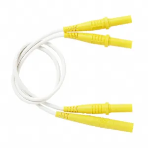 Fluke Pomona 73087-20-4 20 Inches Yellow Jumper Test Lead Set