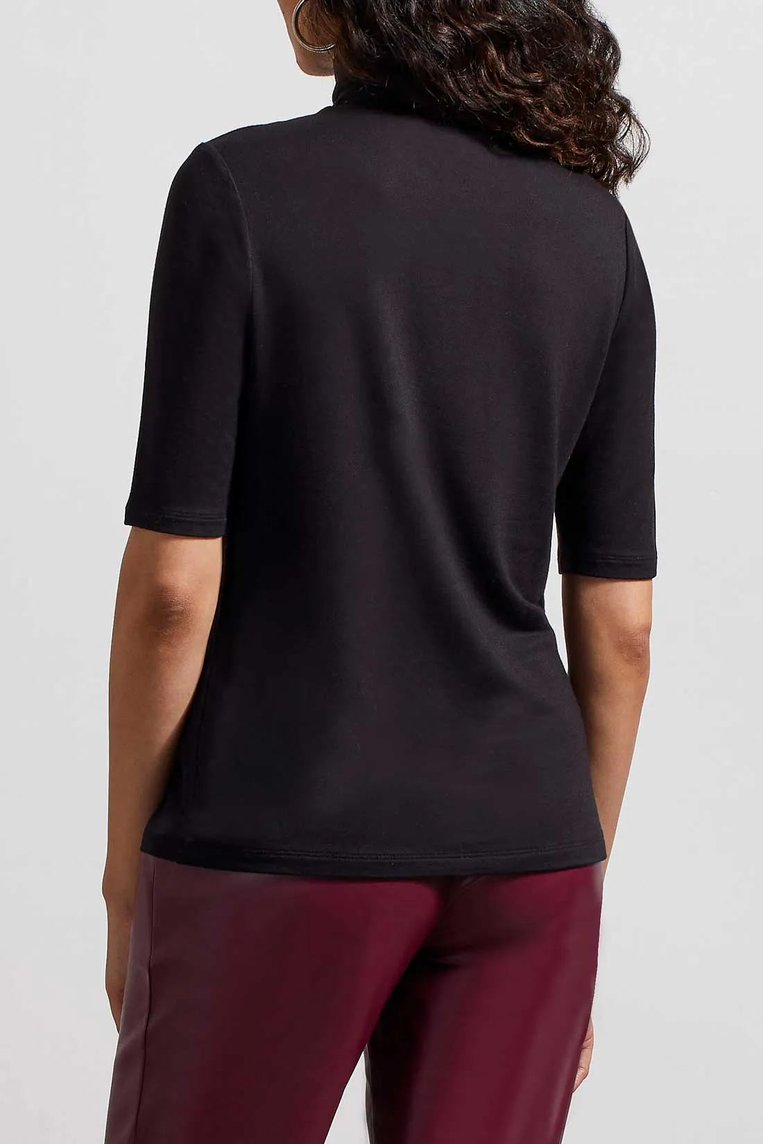 French Terry Elbow Sleeve Top