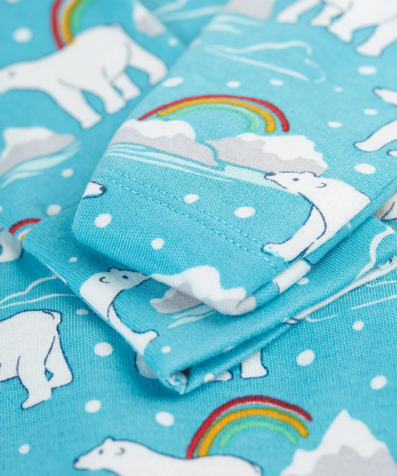 Frugi Easy Dressing Babygrow - Winter Tails