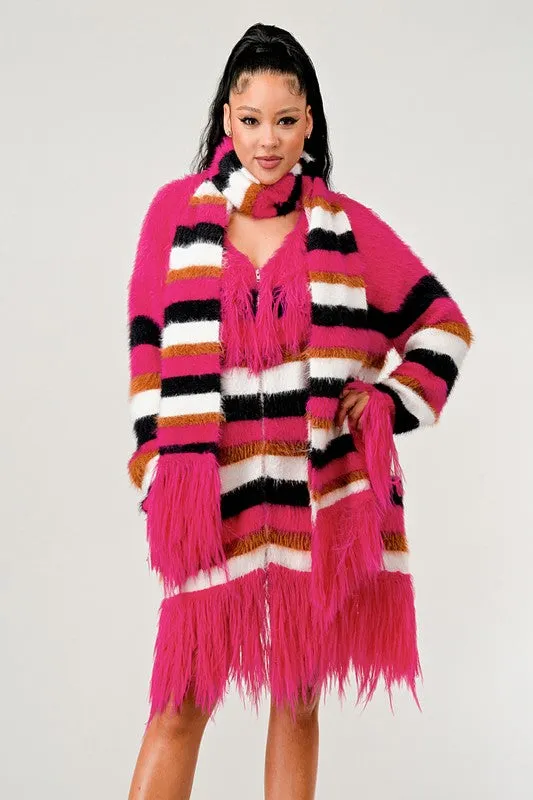 Get Glammed- Cardigan Skirt gtSet