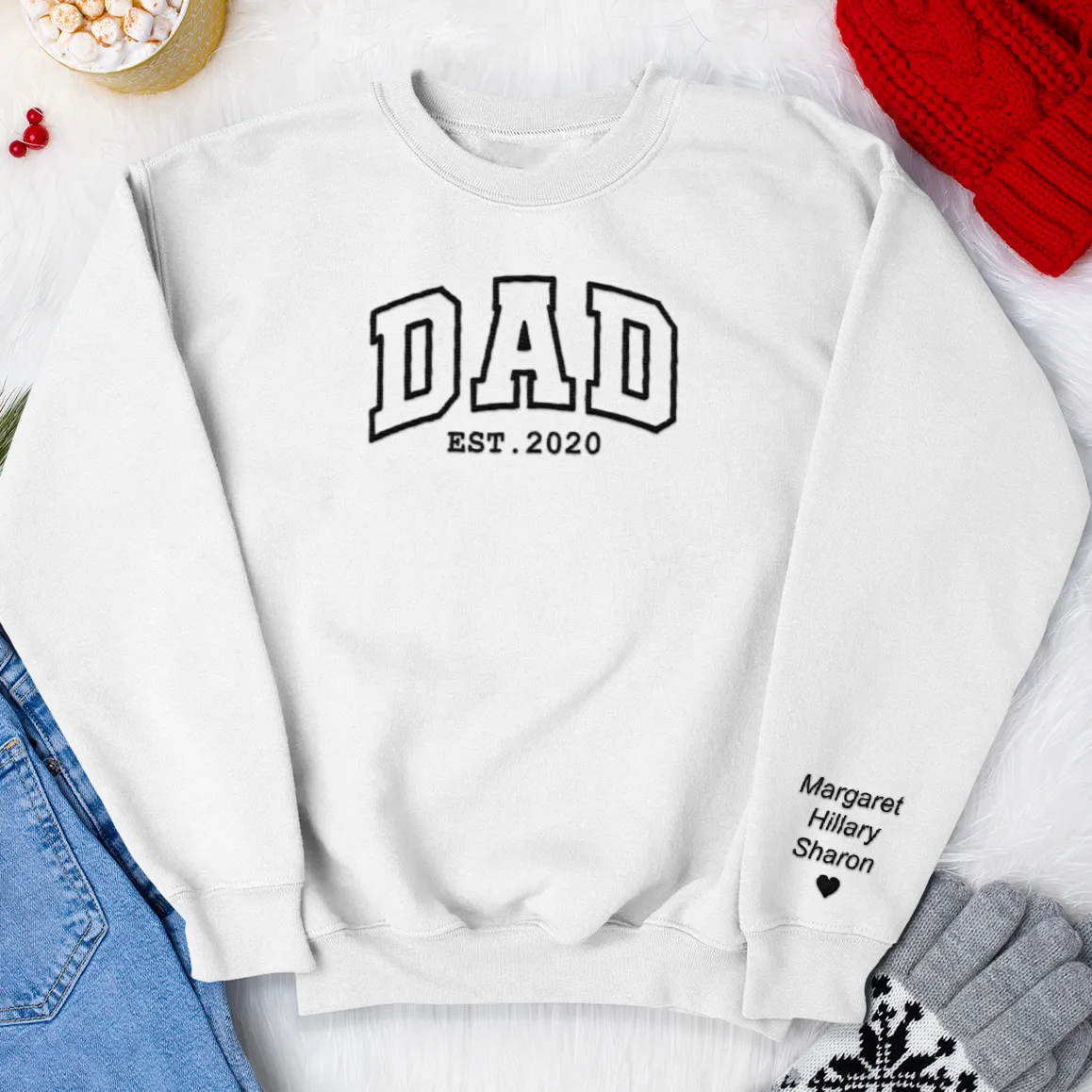 Gift For Family - Personalized Embroidered Shirt
