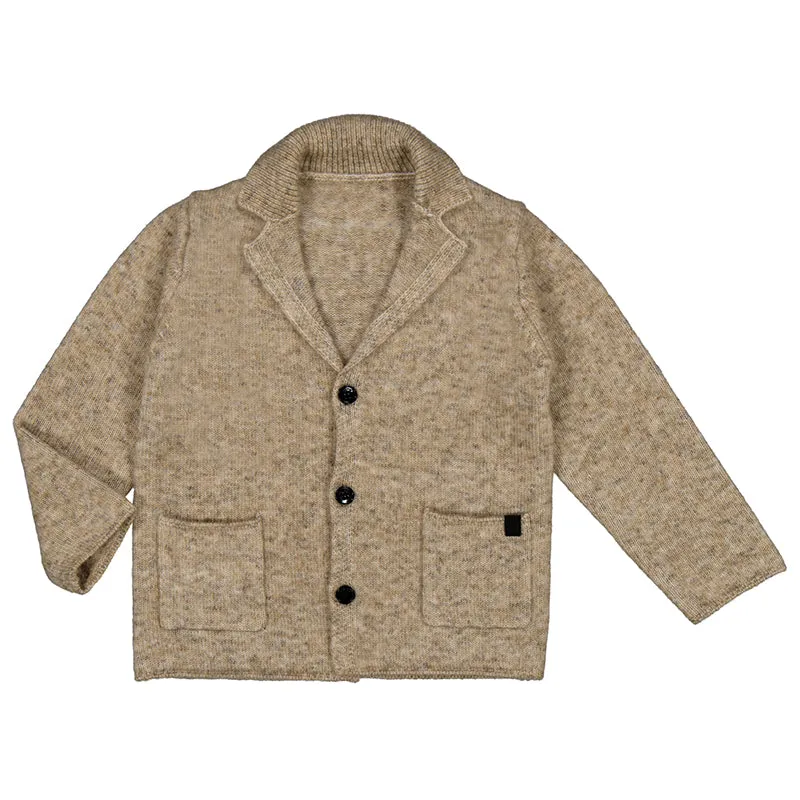 H. Almond Knit blazer