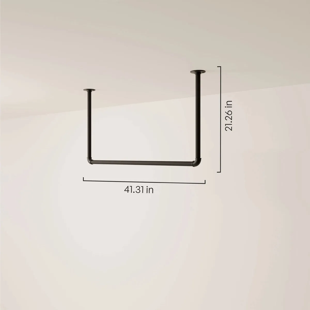 HANG LOW – Ceiling mounted clothes rail